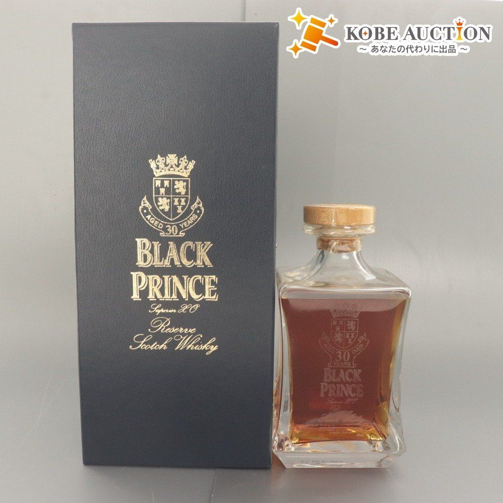 □ 酒 ブラックプリンス 30年 スコッチウイスキー 750ml 40％ 箱付き