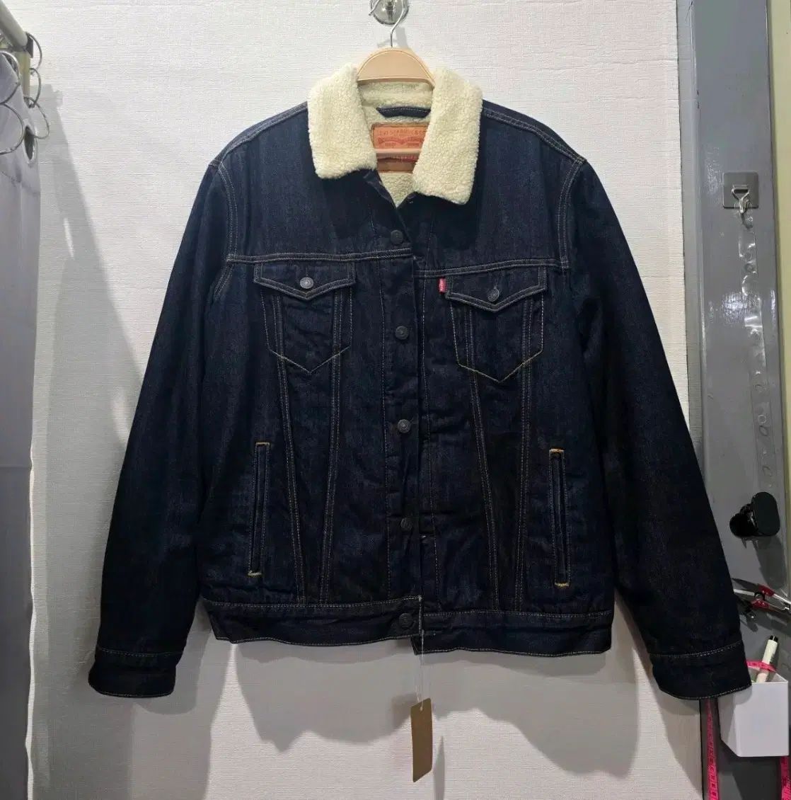 リーバイス シェルパ デニム トラッカー ジャケット100