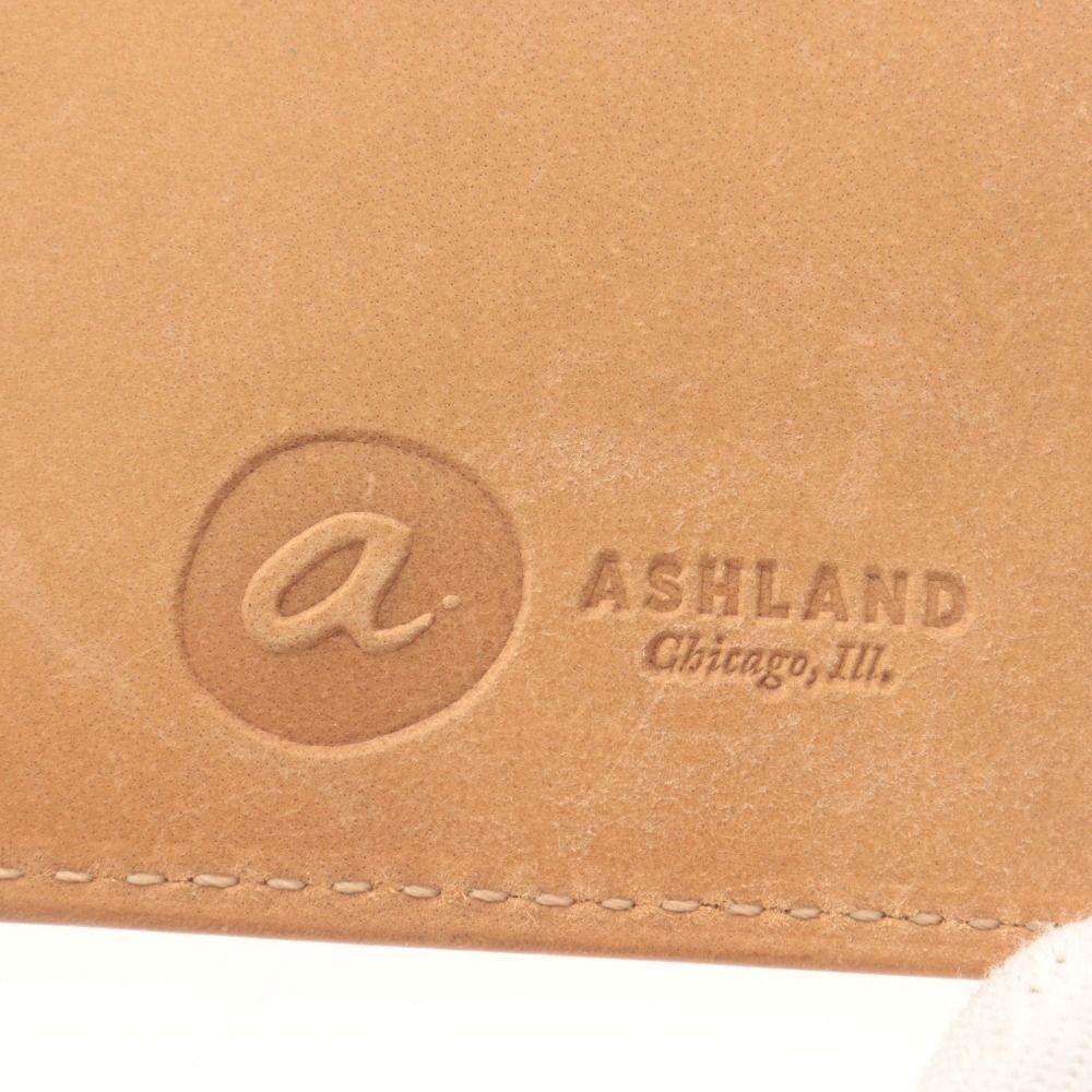 □ アッシュランドレザー 二つ折り財布 ファットハービー オールシェル