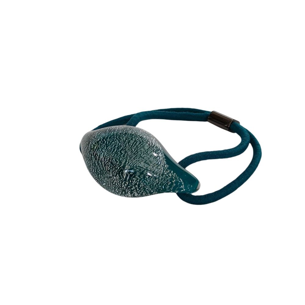 colette malouf コレットマルーフ ガラス ポニー ヘアゴム ヘア ブルー レディース 古着