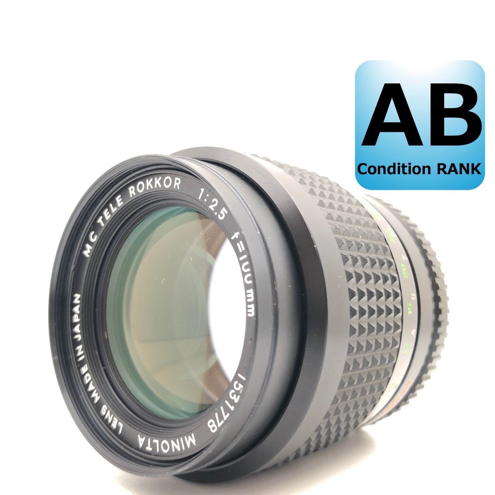 レンズ(ズーム) MINOLTA MC TELE ROKKOR 100mm f2.5 MINOLTA MC TELE ROKKOR 100mm F2.5 MF 中望遠レンズ #5067 - メルカリ