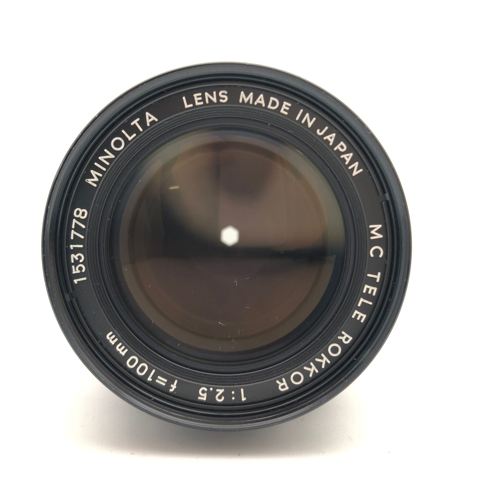 レンズ(ズーム) MINOLTA MC TELE ROKKOR 100mm f2.5 MINOLTA MC TELE ROKKOR 100mm F2.5 MF 中望遠レンズ #5067 - メルカリ