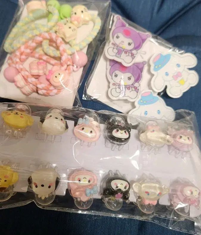 キャラクター ヘアゴム ヘアクリップ セット まとめ