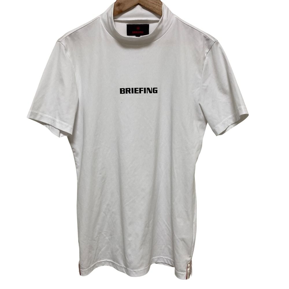 BRIEFING ブリーフィング ゴルフ ロゴプリント モックネック 半袖 T