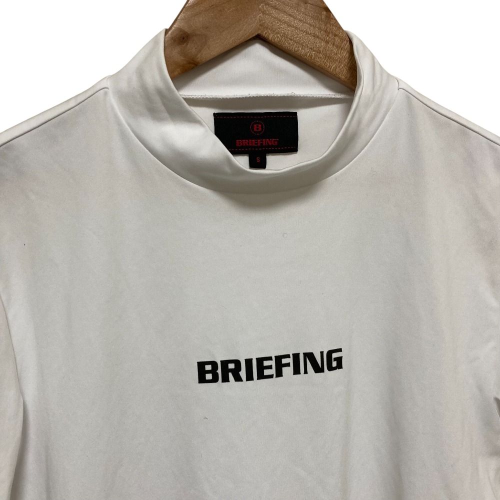 BRIEFING ブリーフィング ゴルフ ロゴプリント モックネック 半袖 T