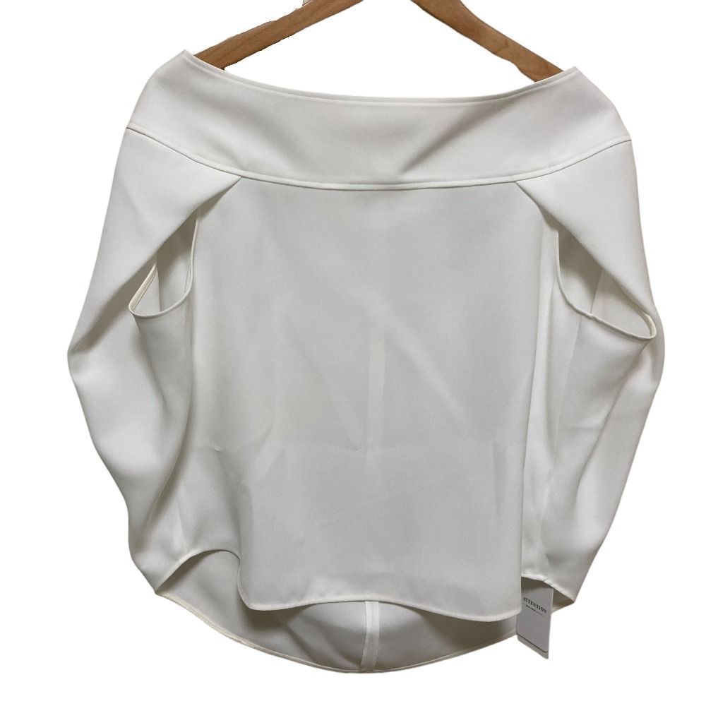 NOBLE ケープニュアンスブラウス（2025SS/新品未使用） 未使用 25SS NOBLE ノーブル ケープニュアンス ブラウス サイズF