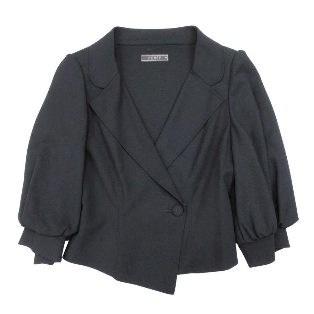 FOXEY - ♡美品2015フォクシージャケット♡ 美品 FOXEY フォクシー ヴィクトリア ジャケット ブレザー ショート丈