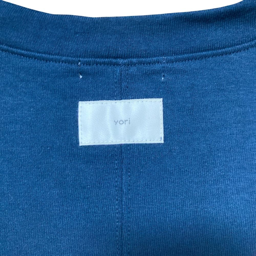 美品 25SS yori ヨリ Solid Back Flare Tee 半袖 バックフレア Tシャツ
