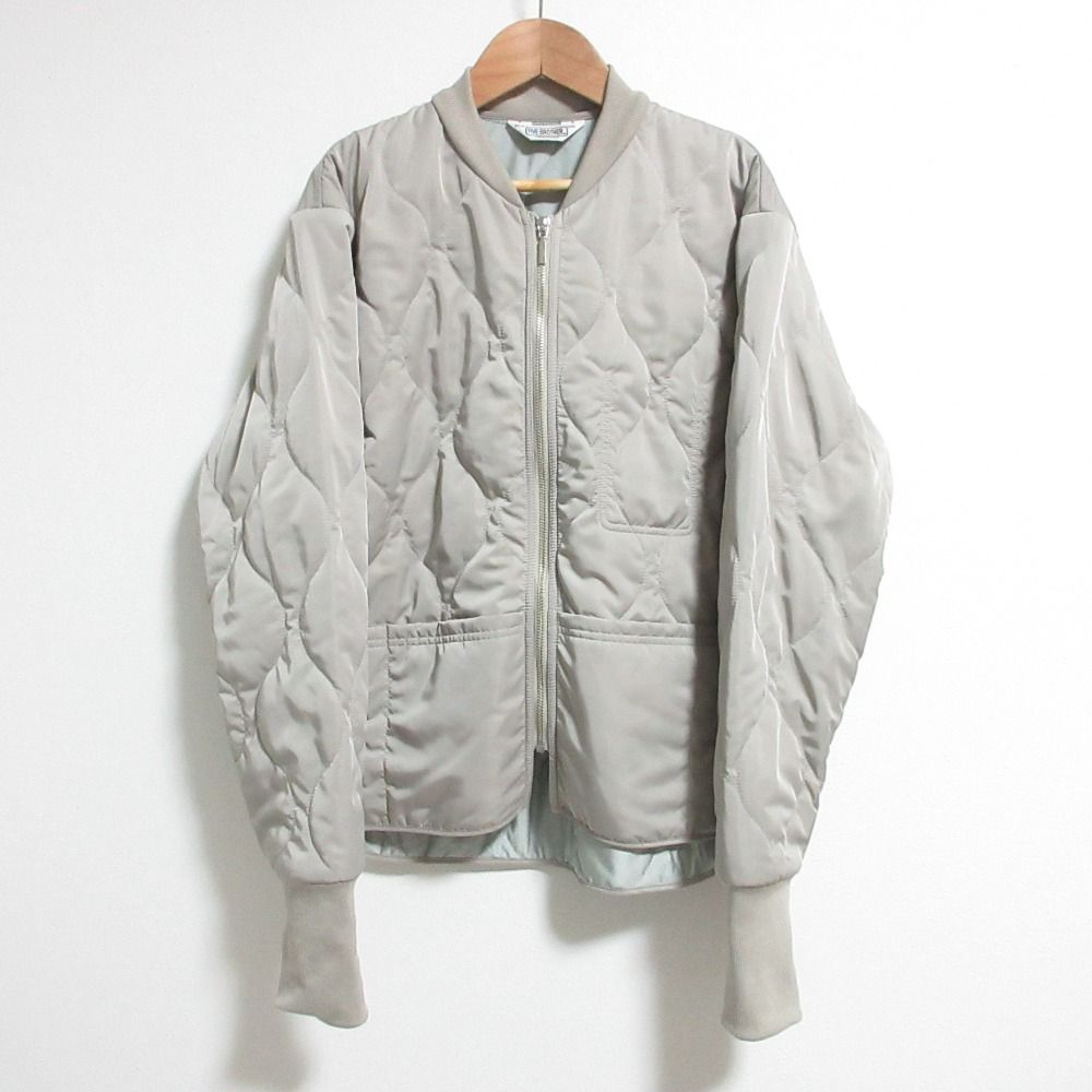 FIVE BROTHER ファイブブラザー ビューティー＆ユース別注 キルティングジャケット サイズM ベージュ レディース 古着