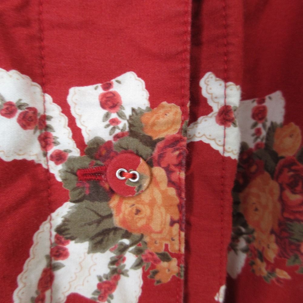 良品 PINK HOUSE ピンクハウス フラワープリント フリル ティアード  