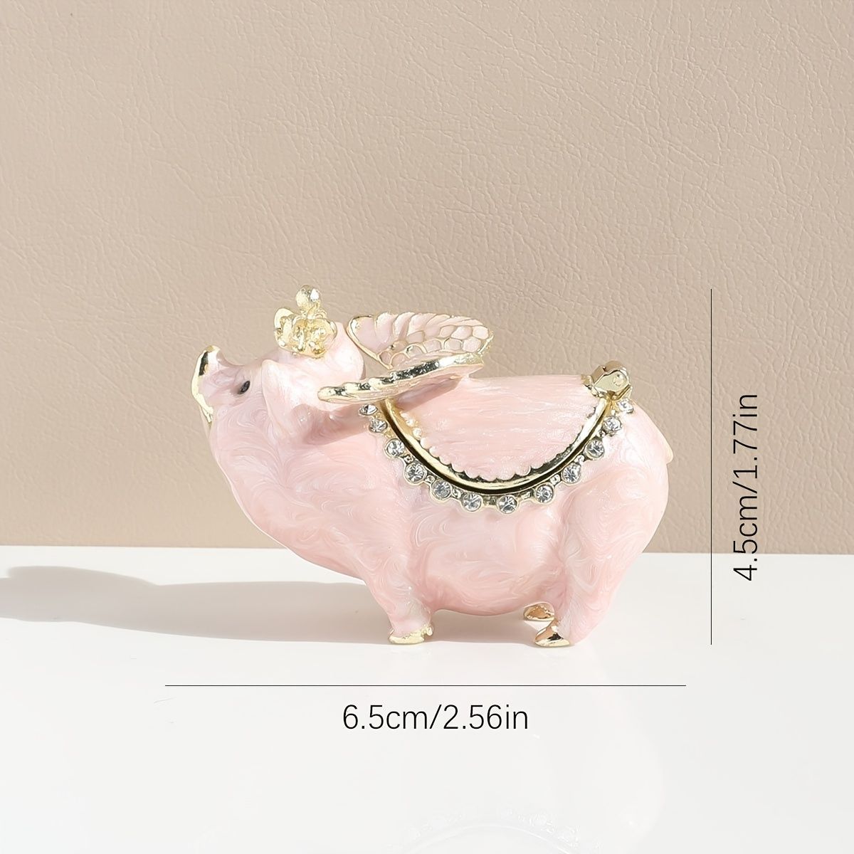 小物入れ 鍵置き 置物 インテリア オブジェ ジュエリーボックス ケース 羽の生えたブタ ぶた 豚 ブルー ピンク 2 感 玄関 鍵 収納ボックス 雑貨 インテリア オシャレ ユニークデザイン 鉄製雑貨 置物 インテリア小物