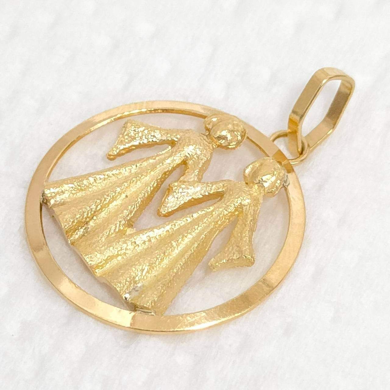 18金 K 18 男女兼用 双子座 ネックレストップ 1 76ｇ D 839