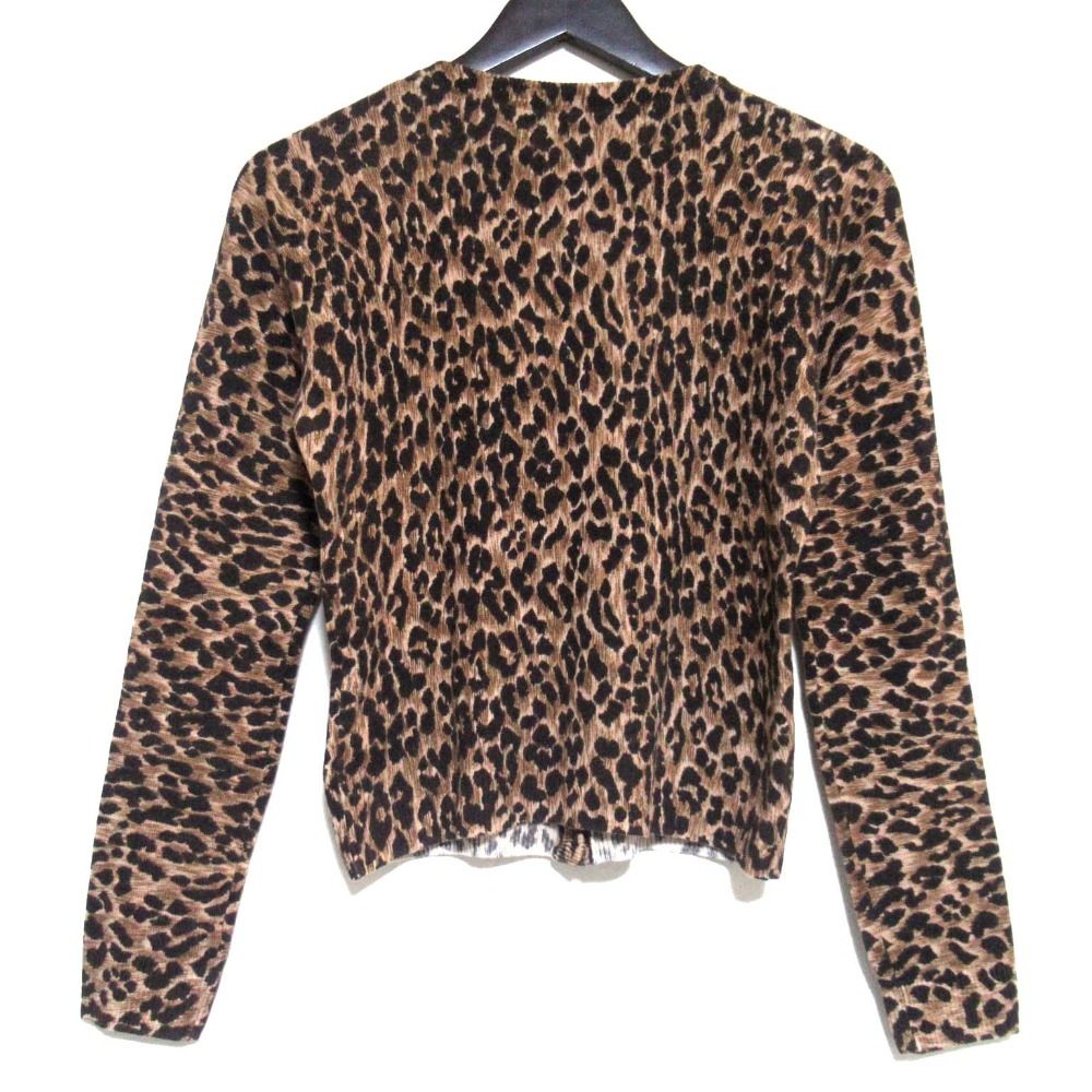 美品 DOLCE&GABBANA ドルチェアンドガッバーナ レオパード柄 カシミヤ
