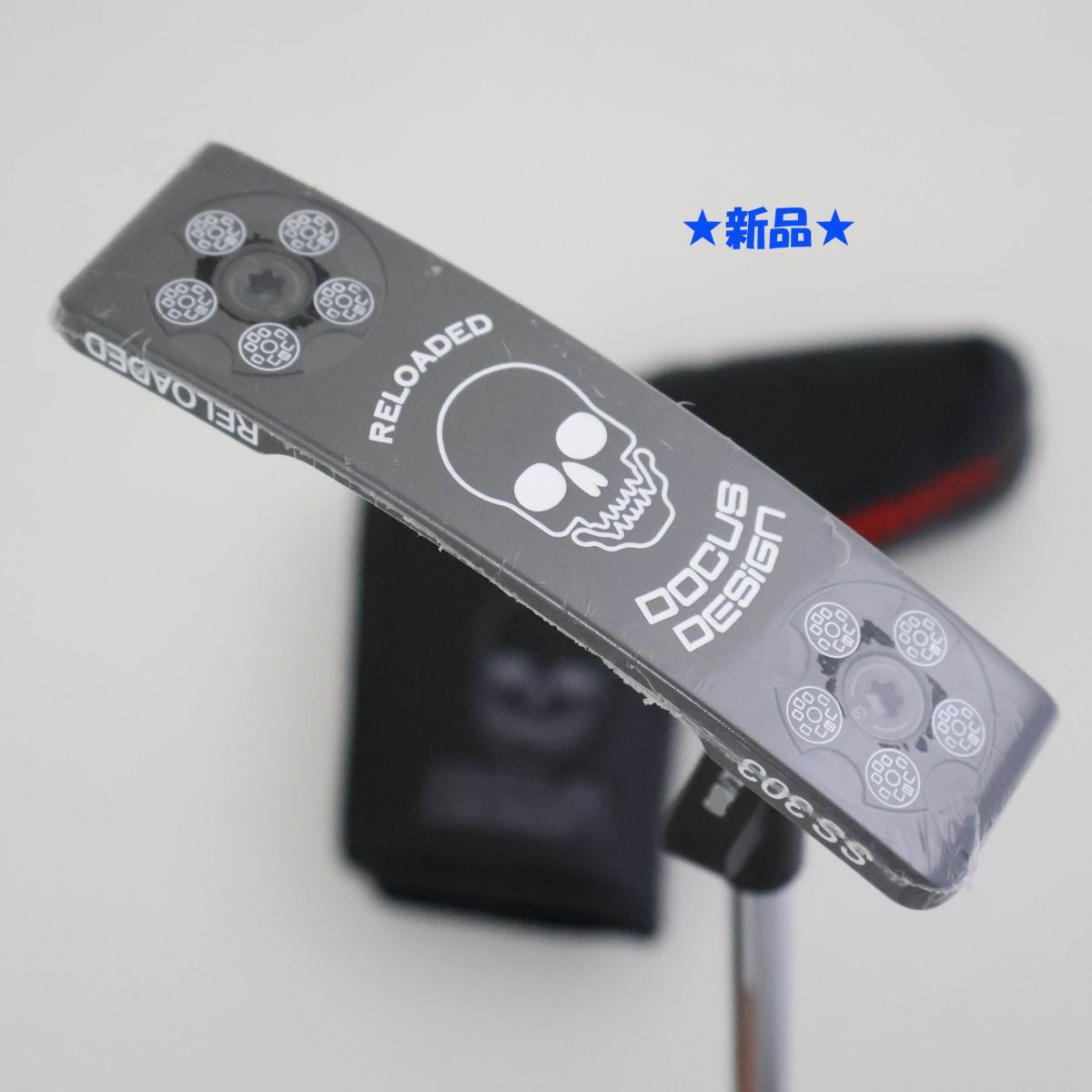 定価88 000 50本 HARAKEN DOCUS DESIGN パター BLACK ブラック オリジナルスチール 83948