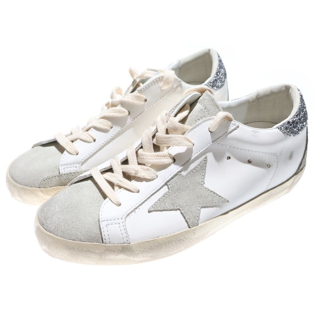 GOLDEN GOOSE DELUXE BRAND ゴールデングース ブランド Superstar Classic With Spur スーパースター クラッシック ウィズ スパー .F 004712 レザー スニーカー ホワイト