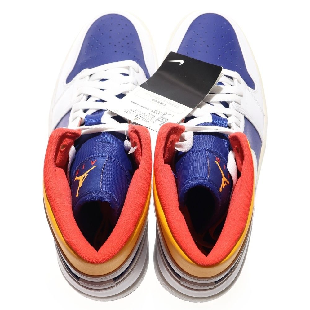 NIKE (ナイキ) AIR JORDAN 1 MID WHITE NAVY YELLOW エアジョーダン1
