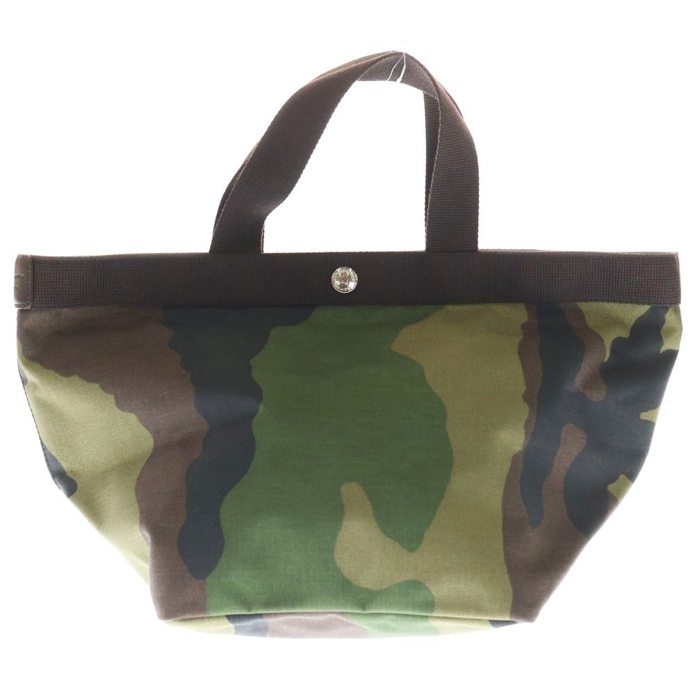 herve chapelier エルベシャプリエ キャンバス 舟型 ミニ トートバッグ ハンドバッグ マルチ