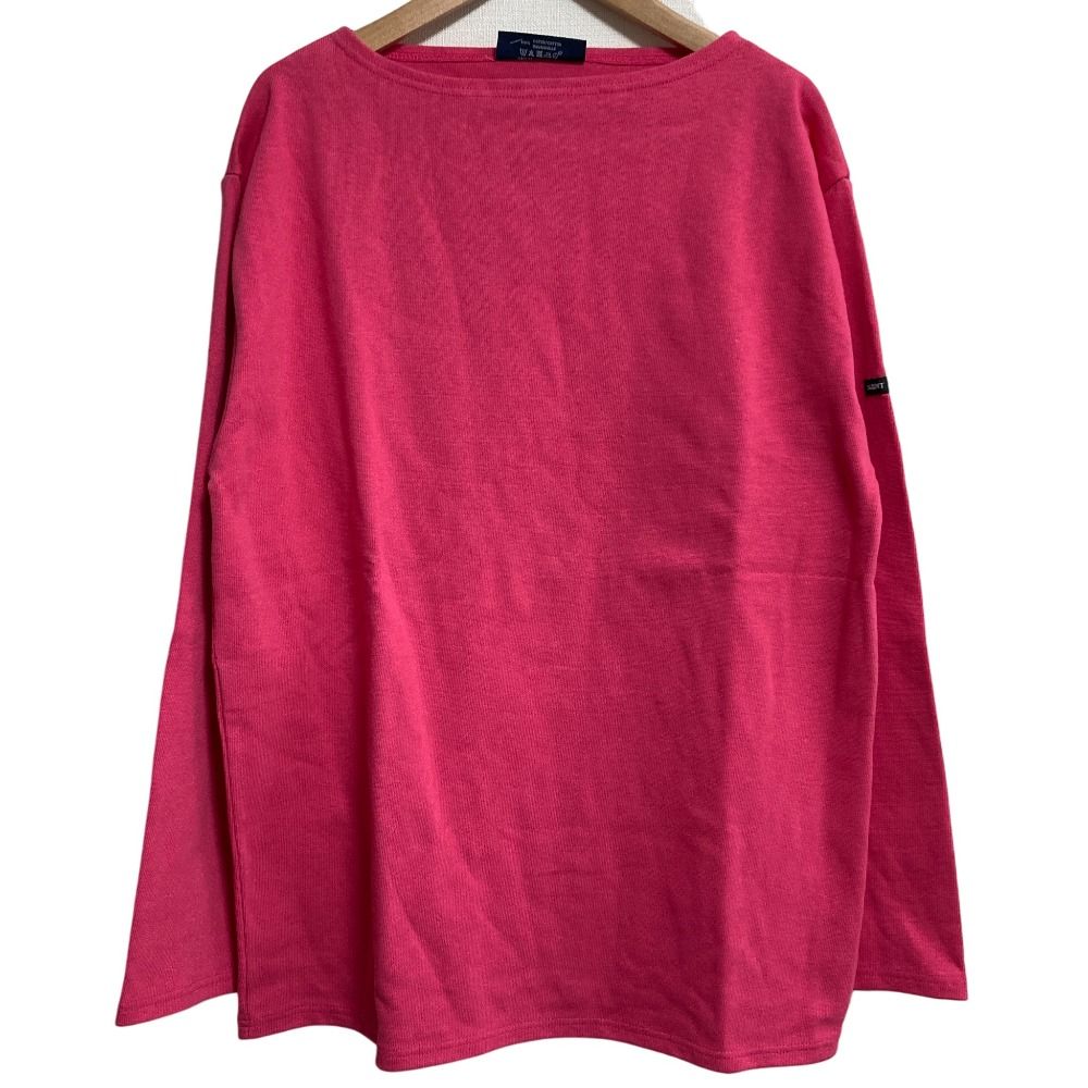 SAINT JAMES セントジェームス UA ウェッソン バスクシャツ カットソー サイズT 5 ピンク レディース 古着
