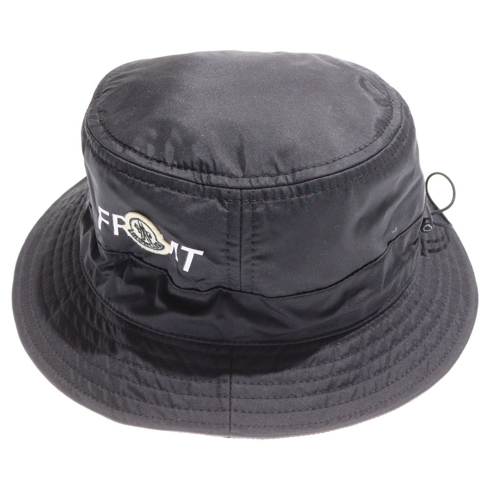 MONCLER モンクレール ×FRAGMENT ナイロンハット バケットハット 帽子 ブラック