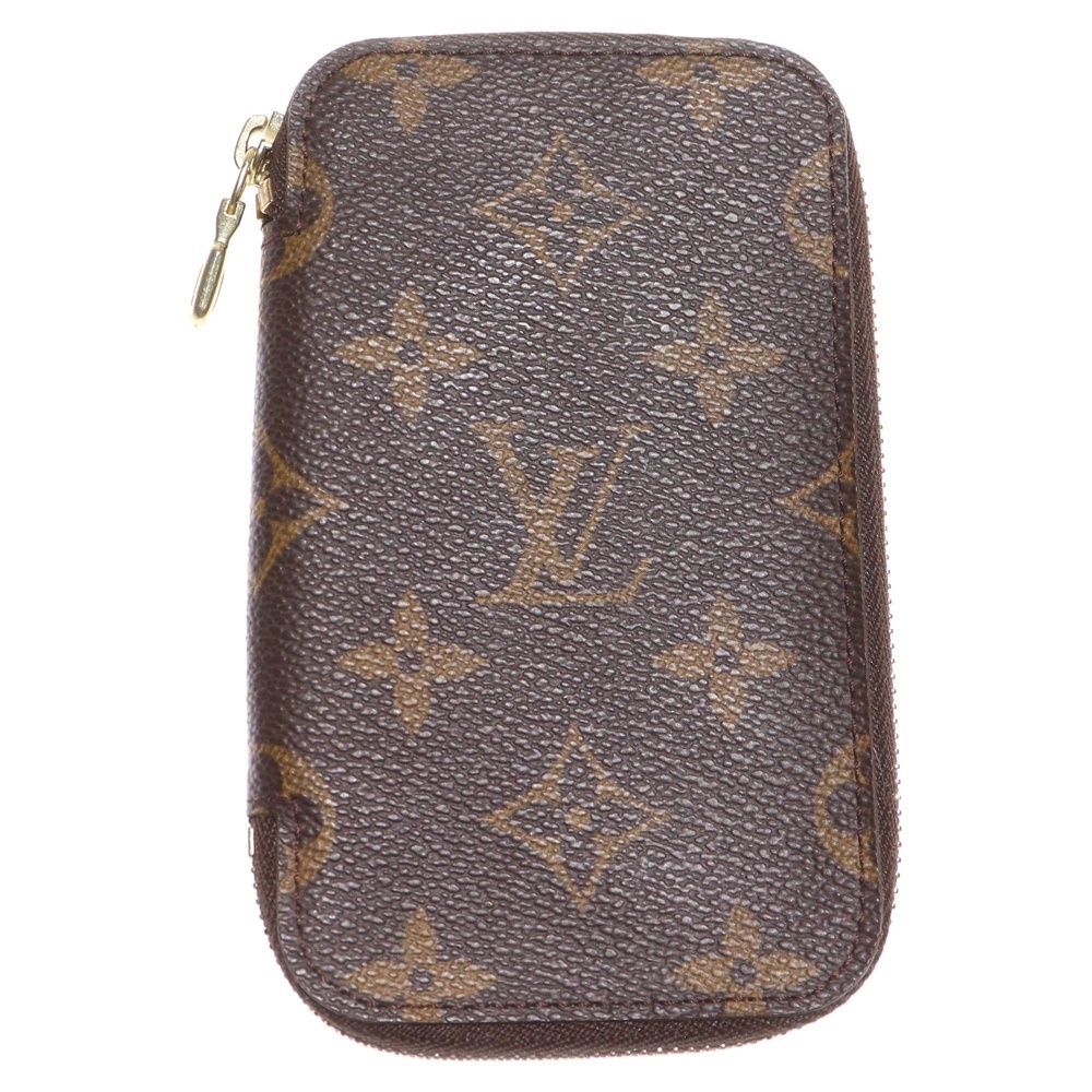 LOUIS VUITTON ルイヴィトン モノグラム ポシェット6クレ レザーキーケース ブラウン M 62610