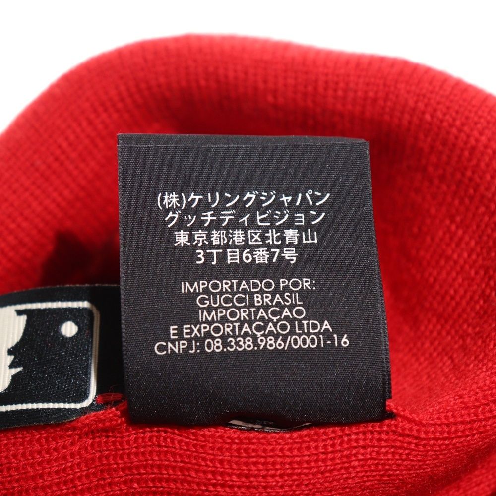 GUCCI (グッチ) ×MLB ニューヨークヤンキース ビーニー 注文 ニット