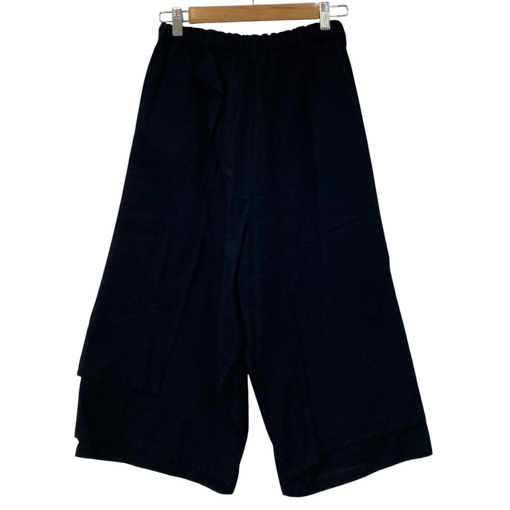 YOHJI NOIR ヨウジヤマモト プリュス ノワール シアー レイヤード パンツ NO P 35 018 サイズ1 ブラック レディース 古着