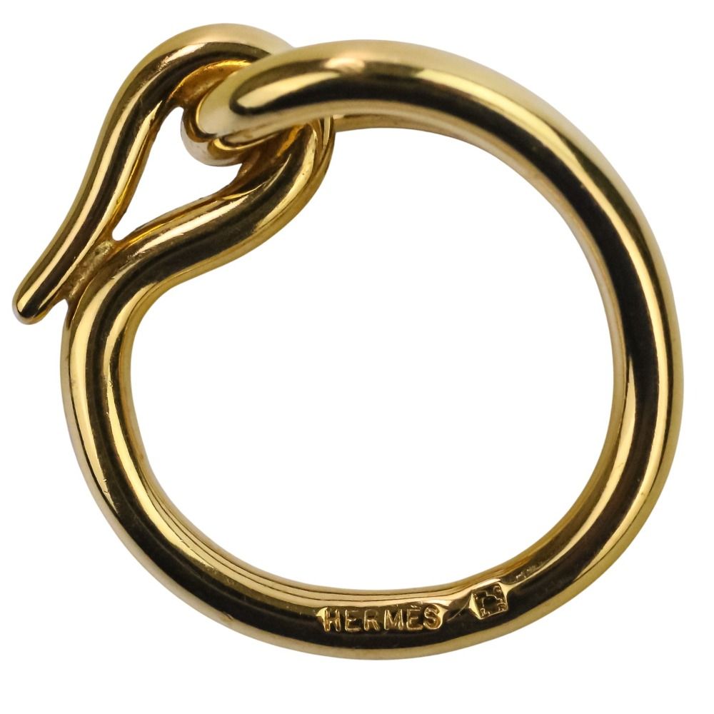  HERMES エルメス ジャンボ スカーフリング ゴールド レディース 古着 その他 アクセサリー