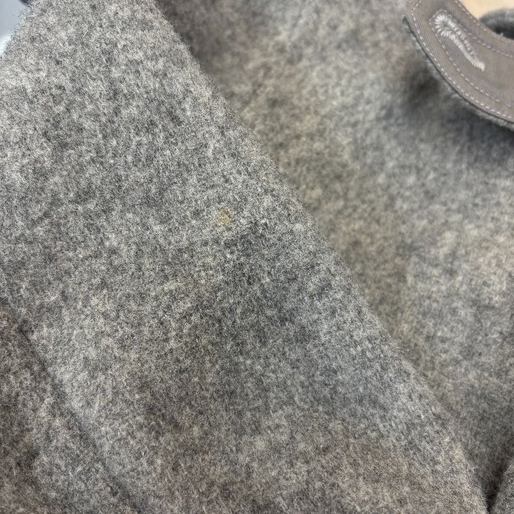 良品 DANTON ダントン ウールモッサジャケット サイズ36 グレー