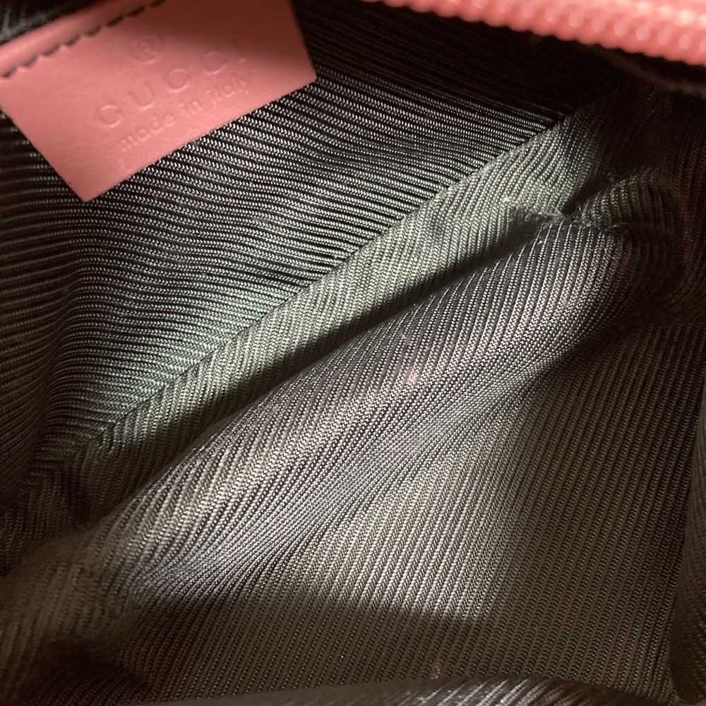 美品 GUCCI グッチ GGキャンバス コスメポーチ 245947 ピンク