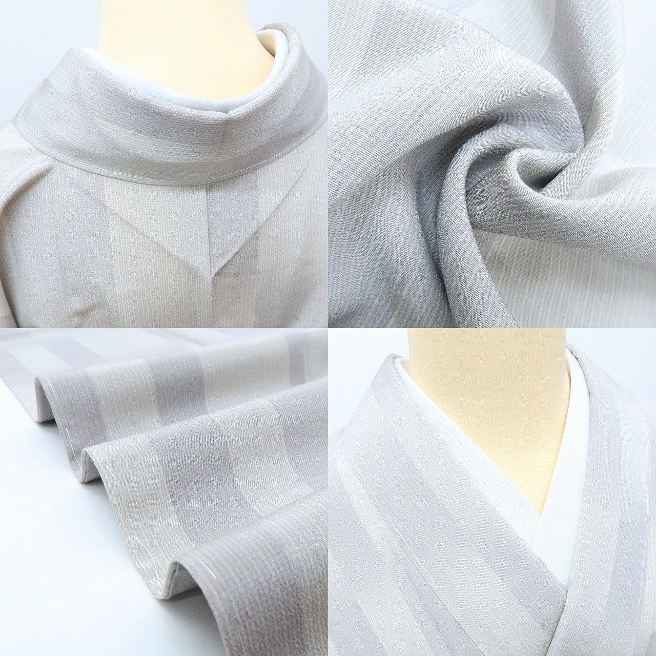 百華❀Y4135◇美品 正絹 破陣楽落款 手縫い仕立て トールサイズ お召