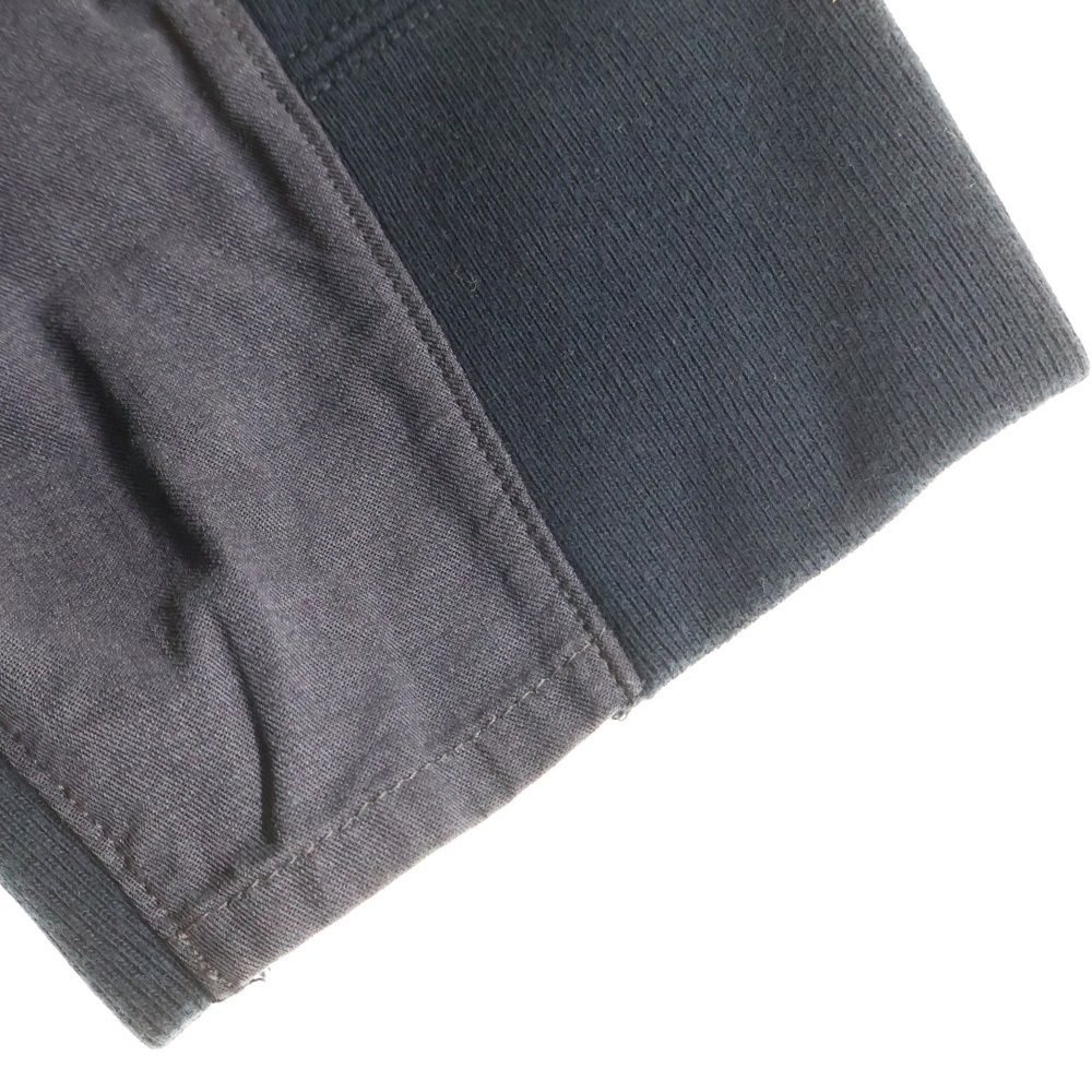 UNDERCOVER アンダーカバー 14AW サイドボールジップ タック フリルスカート レイヤード クルーネック 半袖スウェット カットソー レディース ネイビー N1810 UNDERCOVER (アンダーカバー) 14AW サイドボールジップ タック フリル