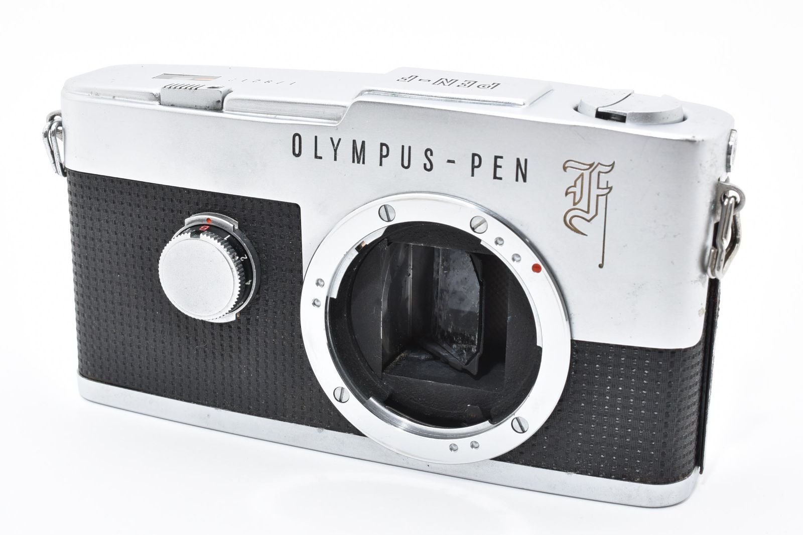 Olympus PEN Ｆ(花文字)　ボディーのみ 動作確認済 オリンパス OLYMPUS-PEN PEN-F ボディ 花文字 フィルムカメラ ジャンク