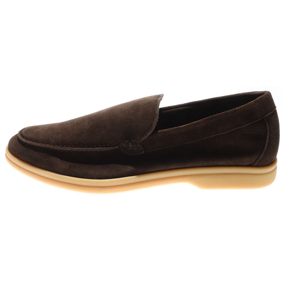 1 PIU UGUALE 3 ウノピゥウノウグァーレトレ イタリア製 スウェードレザーローファー ブラウン 4924 E 23
