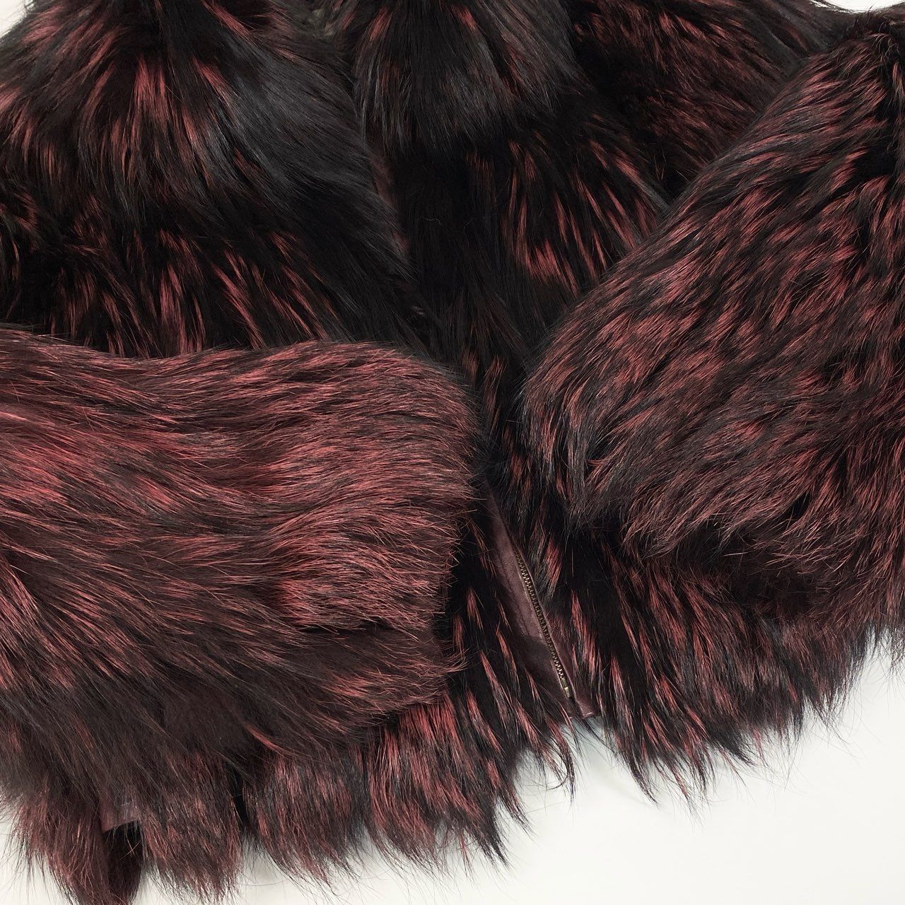 68L8 EMBA エンバ 染め フォックスファー ジップアップジャケット