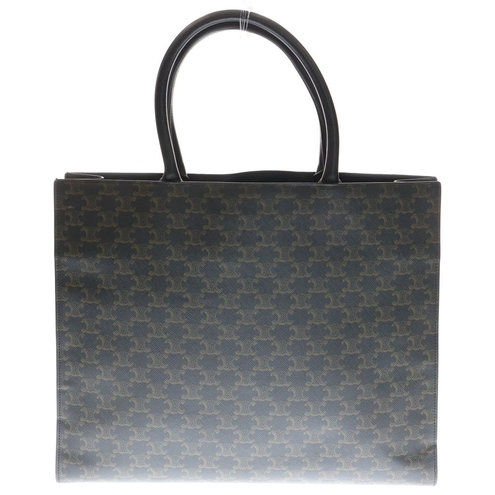 CELINE セリーヌ CABAS トリオンフ ホリゾンタルカバ トートバッグ レザー ハンドバッグ ブラウン 19701