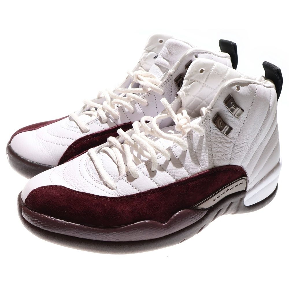 NIKE ナイキ ×A MA MANIERE AIR JORDAN 12 WMNS アママニエール エアジョーダン12 ウィメンズ ハイカットスニーカー レディース US 7.5 24.5 cm ホワイト レッド DV 6989-100