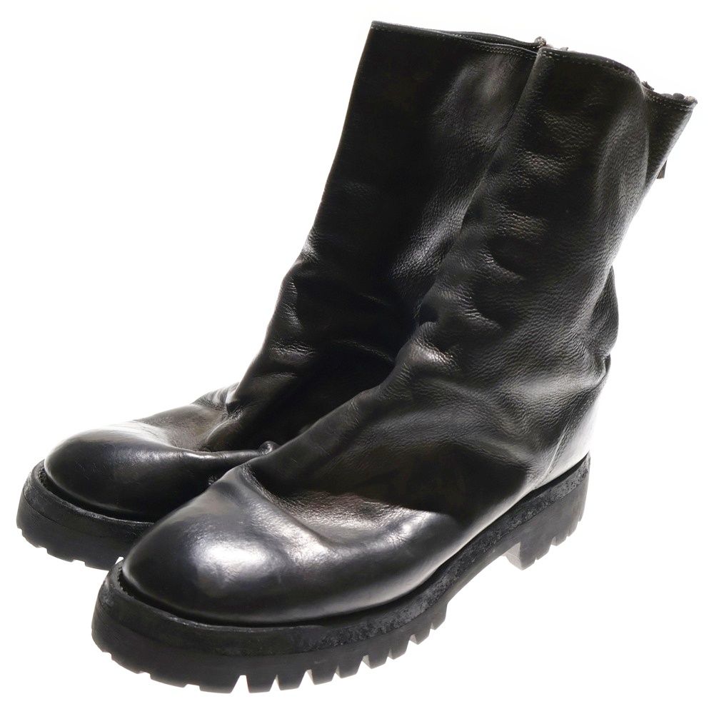GUIDI (グイディ) Back Zip Boots バックジップ ハイカット レザー