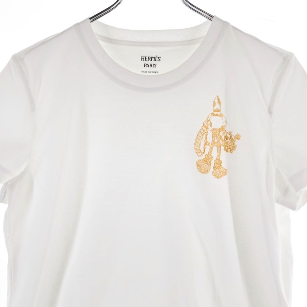 HERMES (エルメス) 25AW カルトゥッシュ 馬具プリント クルーネック