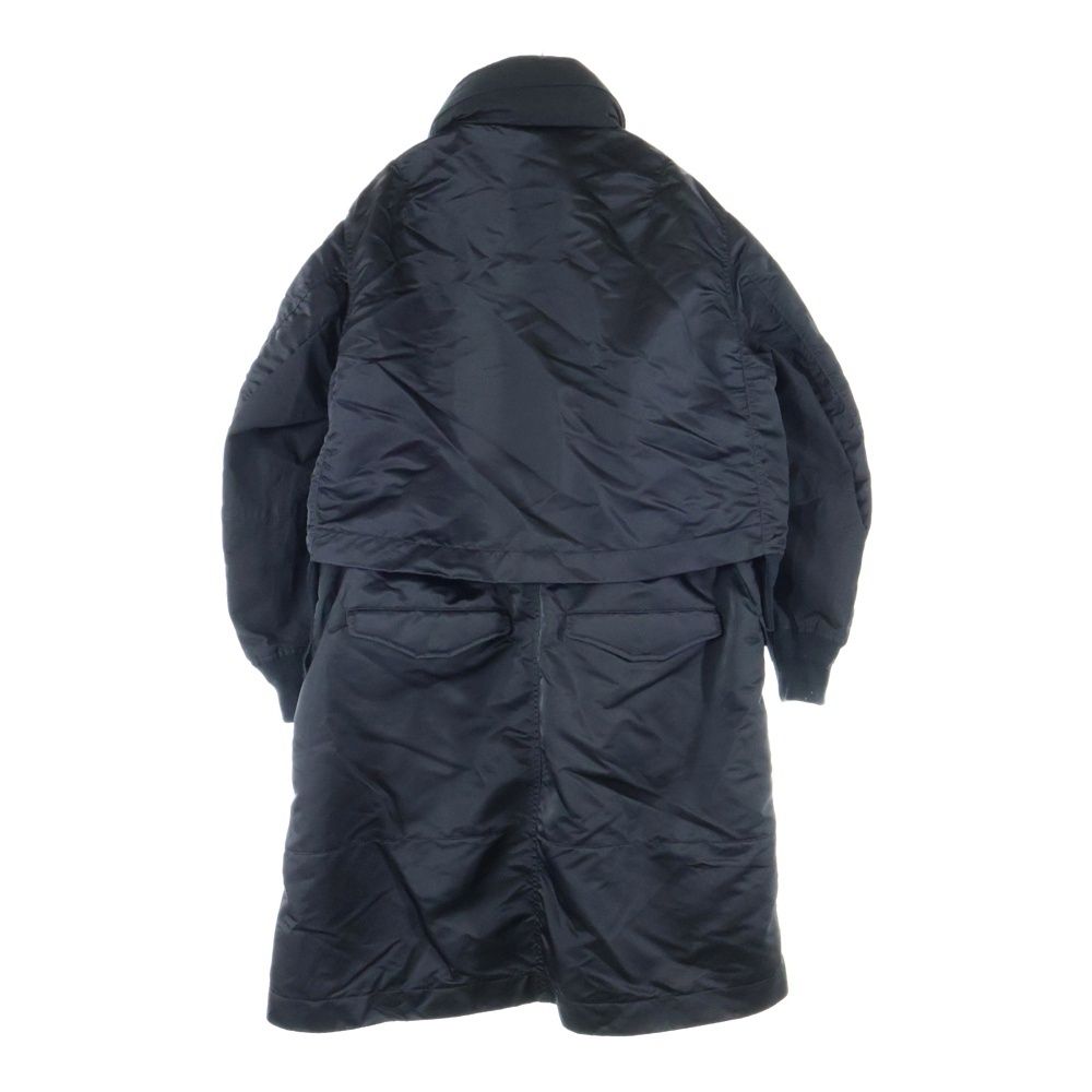 yb@6 サカイナイロンツイルミックスコート 22-02706M Sacai (サカイ) 22SS Nylon Twill Mix Coat ナイロンツイルミックス