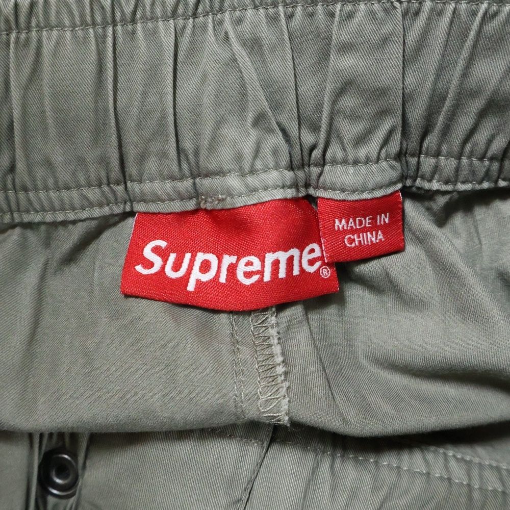 SUPREME (シュプリーム) 22SS Cargo Zip-Off Cinch Pant サイドロゴ