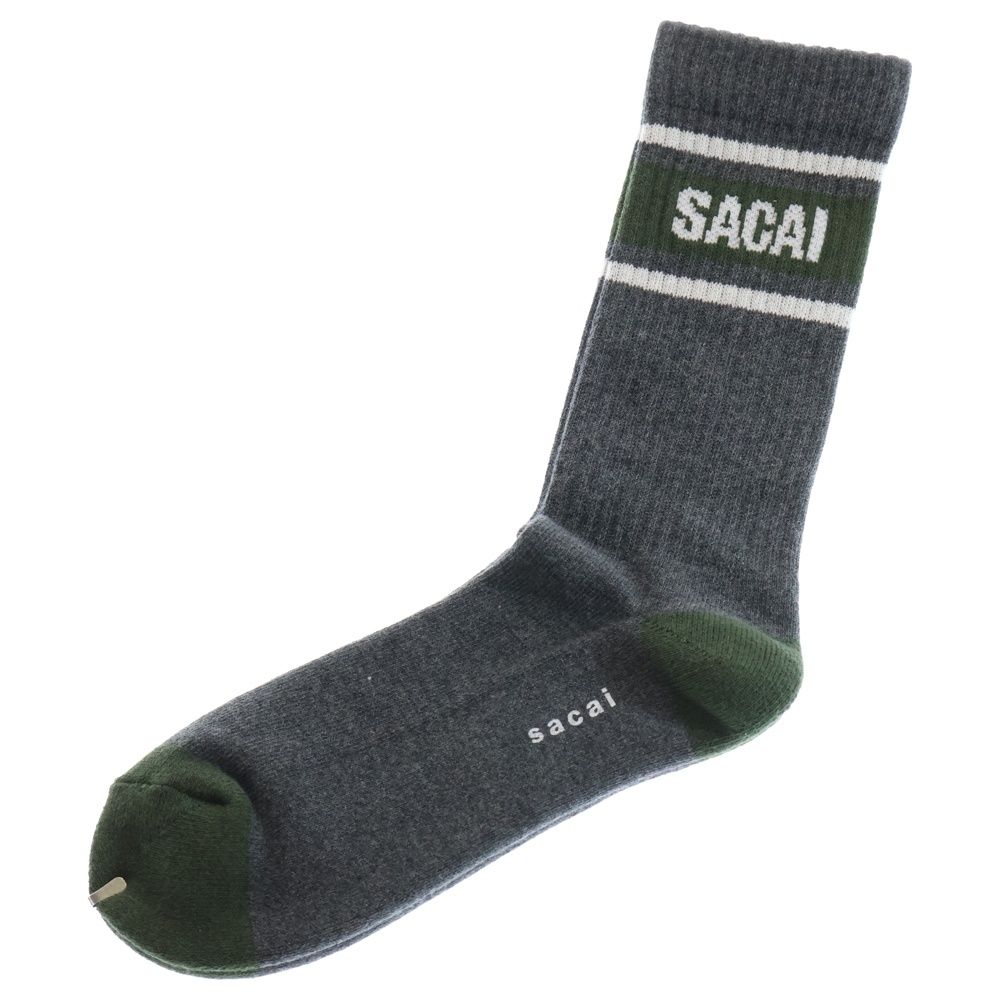 sacai ソックス　靴下　サカイ Sacai (サカイ) Line Socks ラインソックス サイドロゴソックス 靴下