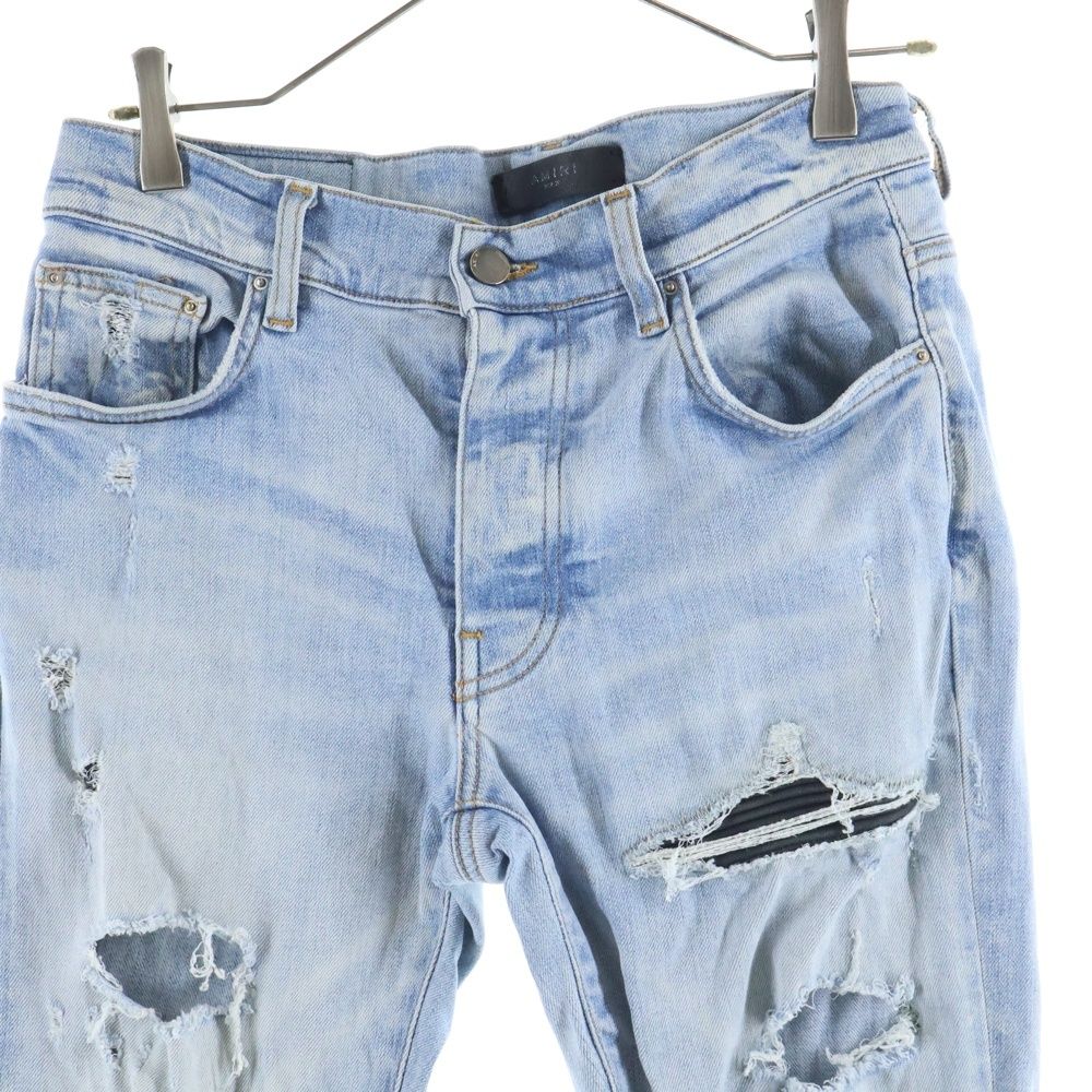 AMIRI (アミリ) MX1 JEANS 蛇腹切替ダメージ加工バイカースキニー