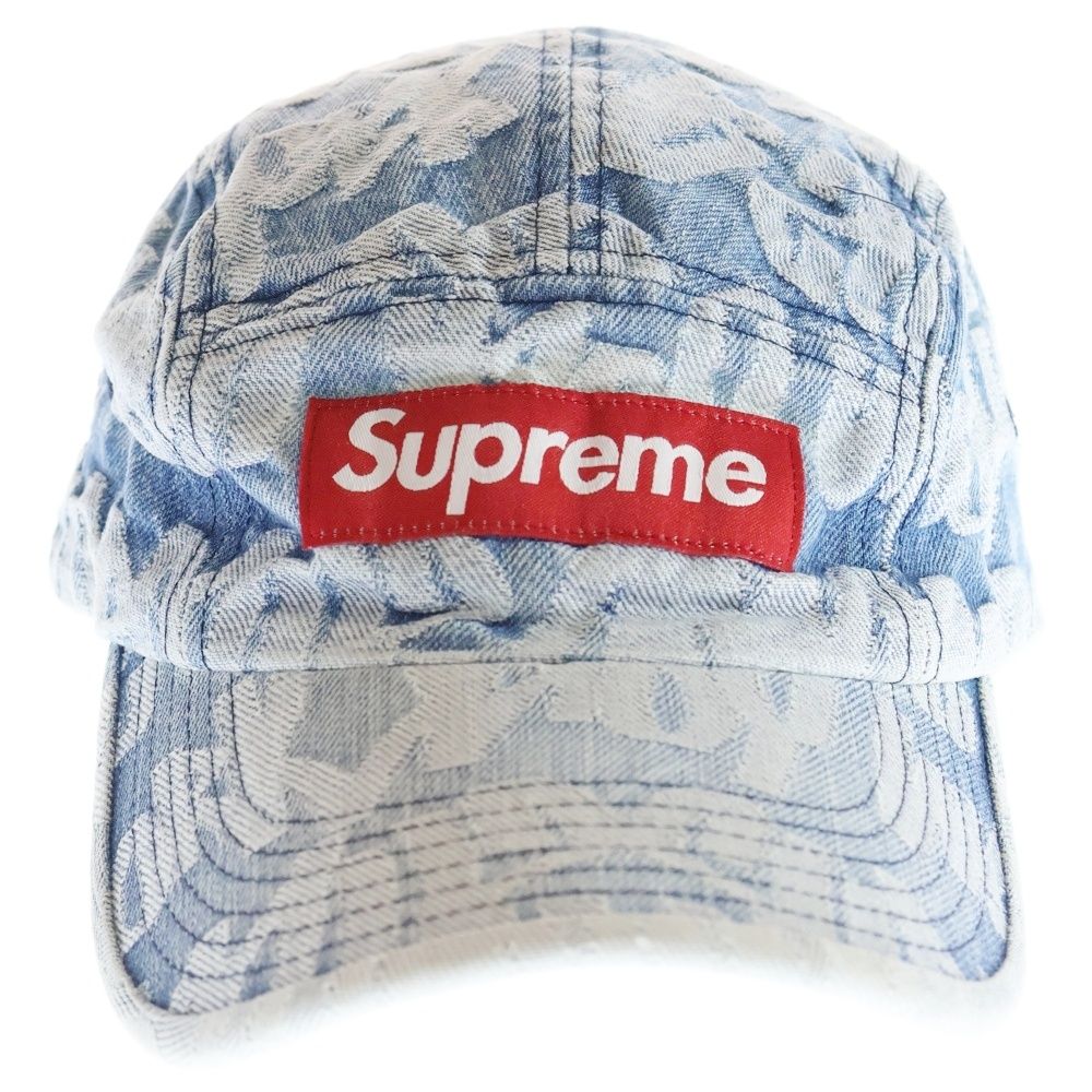 SUPREME (シュプリーム) 22SS Fat tip Jacquard Denim Camp Cap