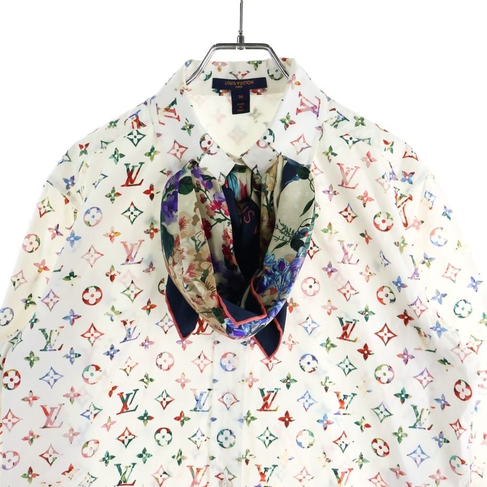 LOUIS VUITTON (ルイヴィトン) 22AW モノグラム総柄プリント フラワー
