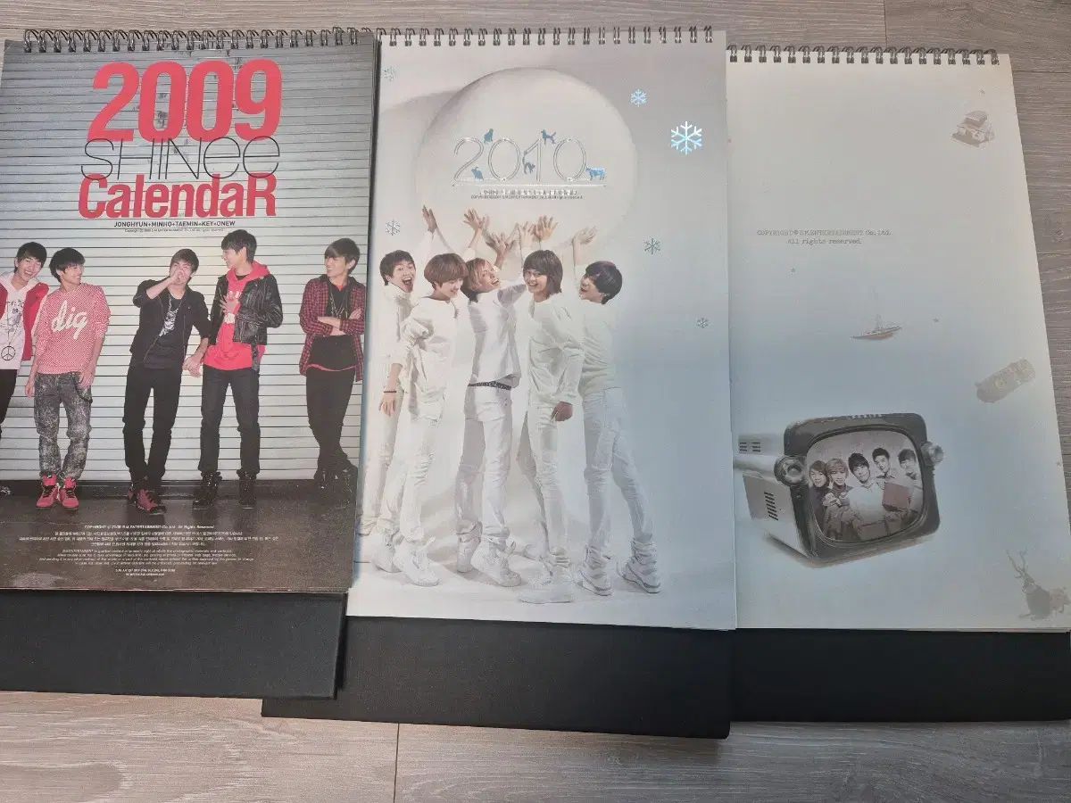 SHINee シャイニー カレンダー 2009 2010 2011 セット