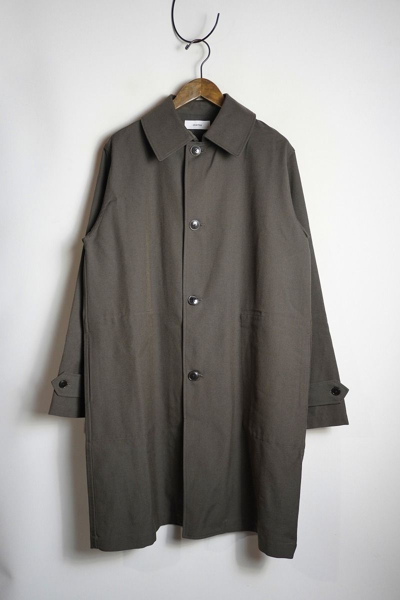 美品 marka マーカ SHIRT COAT 2/48 wool vintage gabardine ウール