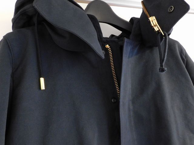 THE RERACS ザ リラクス 18 SS-RECT-176 L-J サイズ38 ショートモッズコート フード取り外し レディース 黒 ブラック 7 K