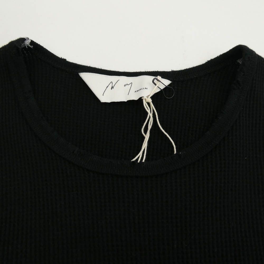 ANCELLM アンセルム anc-ct134 DAMAGE WAFFLE CREW LS T-SHIRT