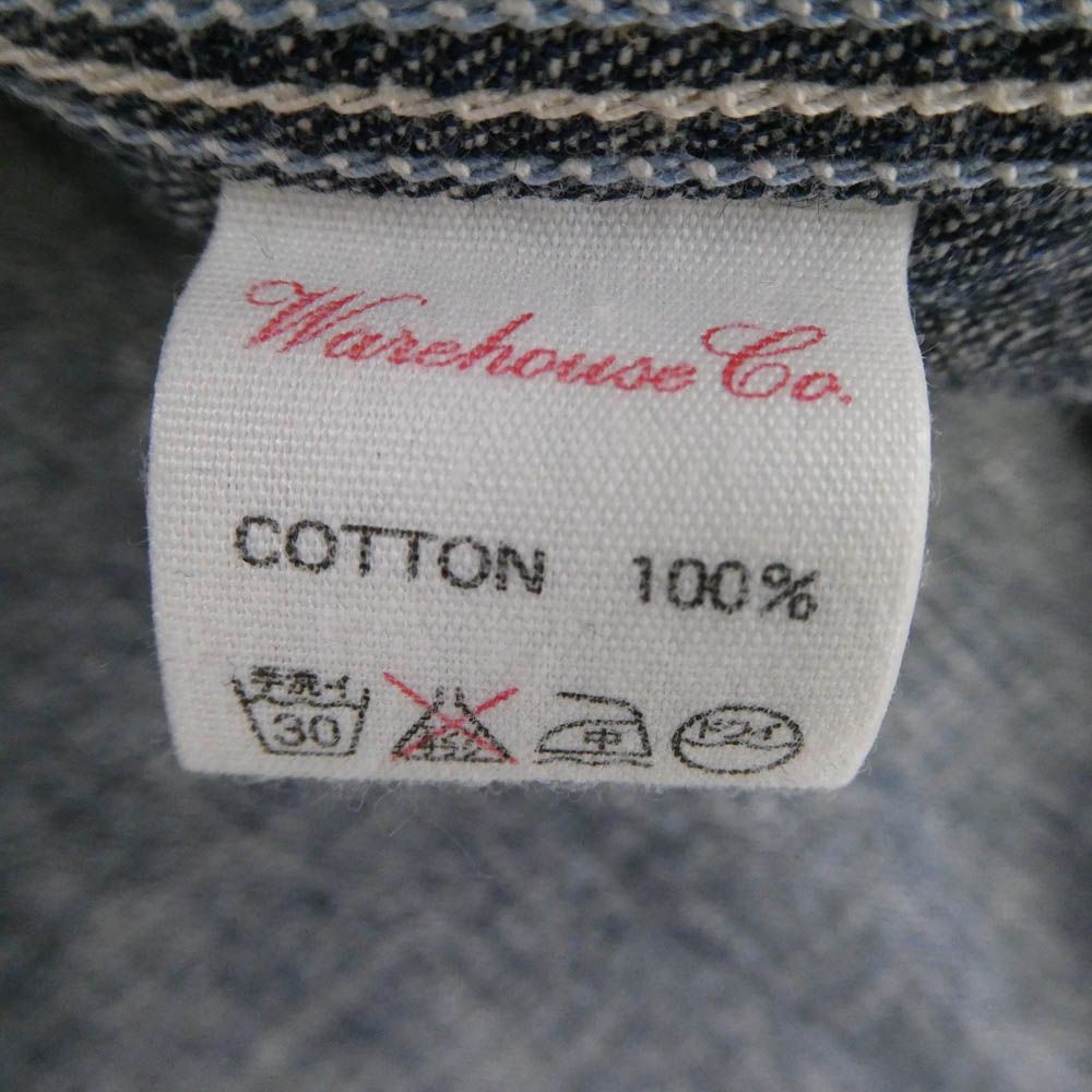 値下げ　新品　DUCK DIGGER Warehouse シャツ40 WAREHOUSE（ウエアハウス） ウェアハウス フランネル シャツ 長袖 チン