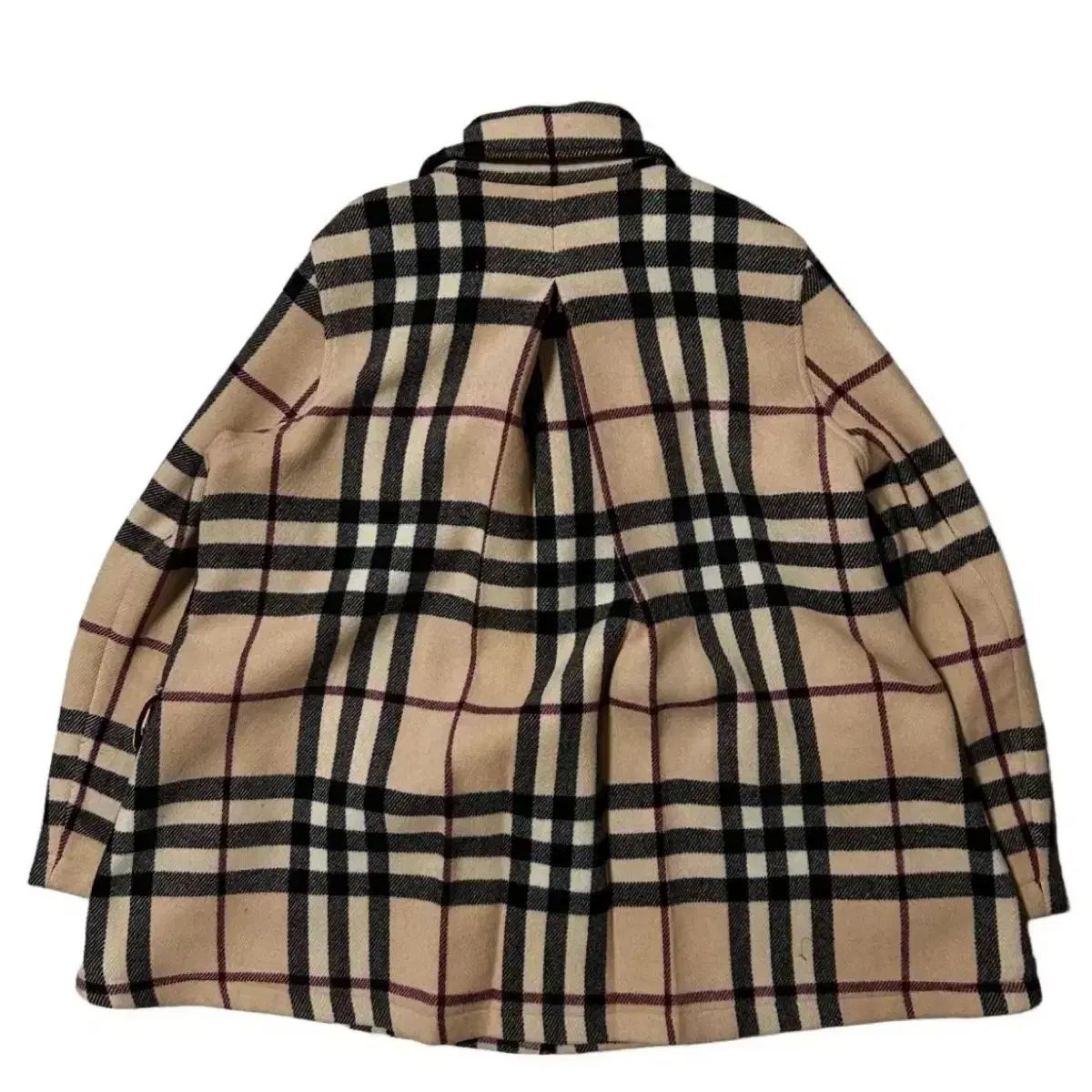 バーバリー ノヴァチェック ウール コート 14 a
